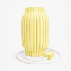 Luminária de Mesa Decorativa Formato Ânfora LED - Veline Lumina - Amarelo