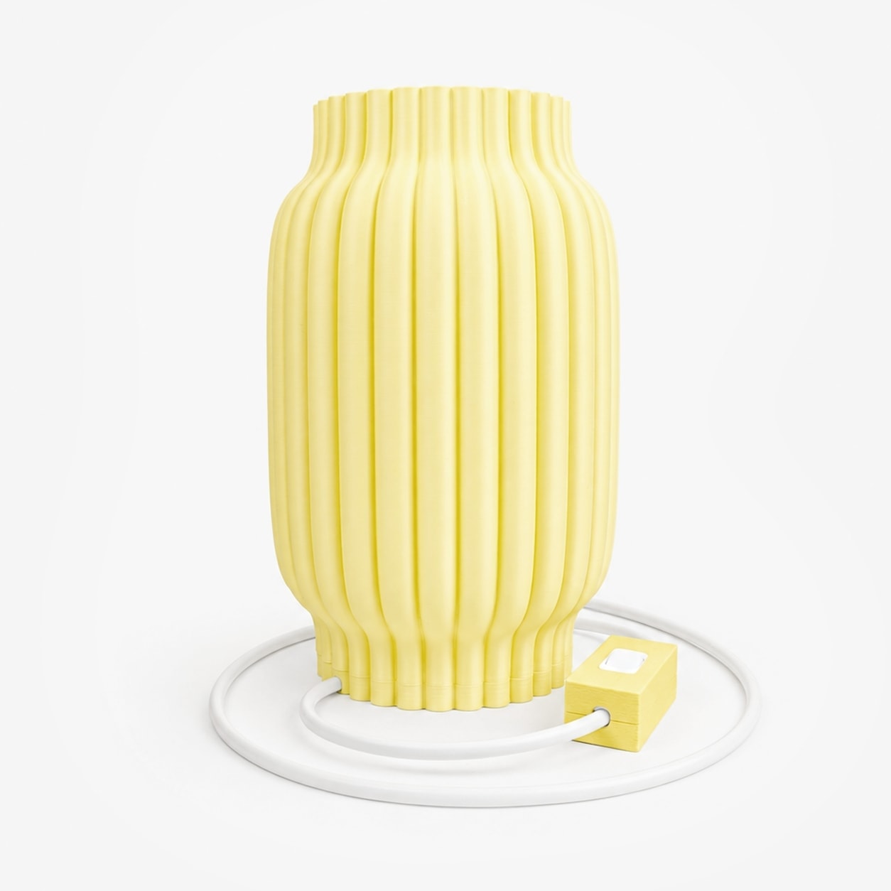 65944623b3e35a430436b12b5d3e0bf0.jpg Luminária de Mesa Decorativa Formato Ânfora LED - Veline Lumina - Amarelo - Imagem 1
