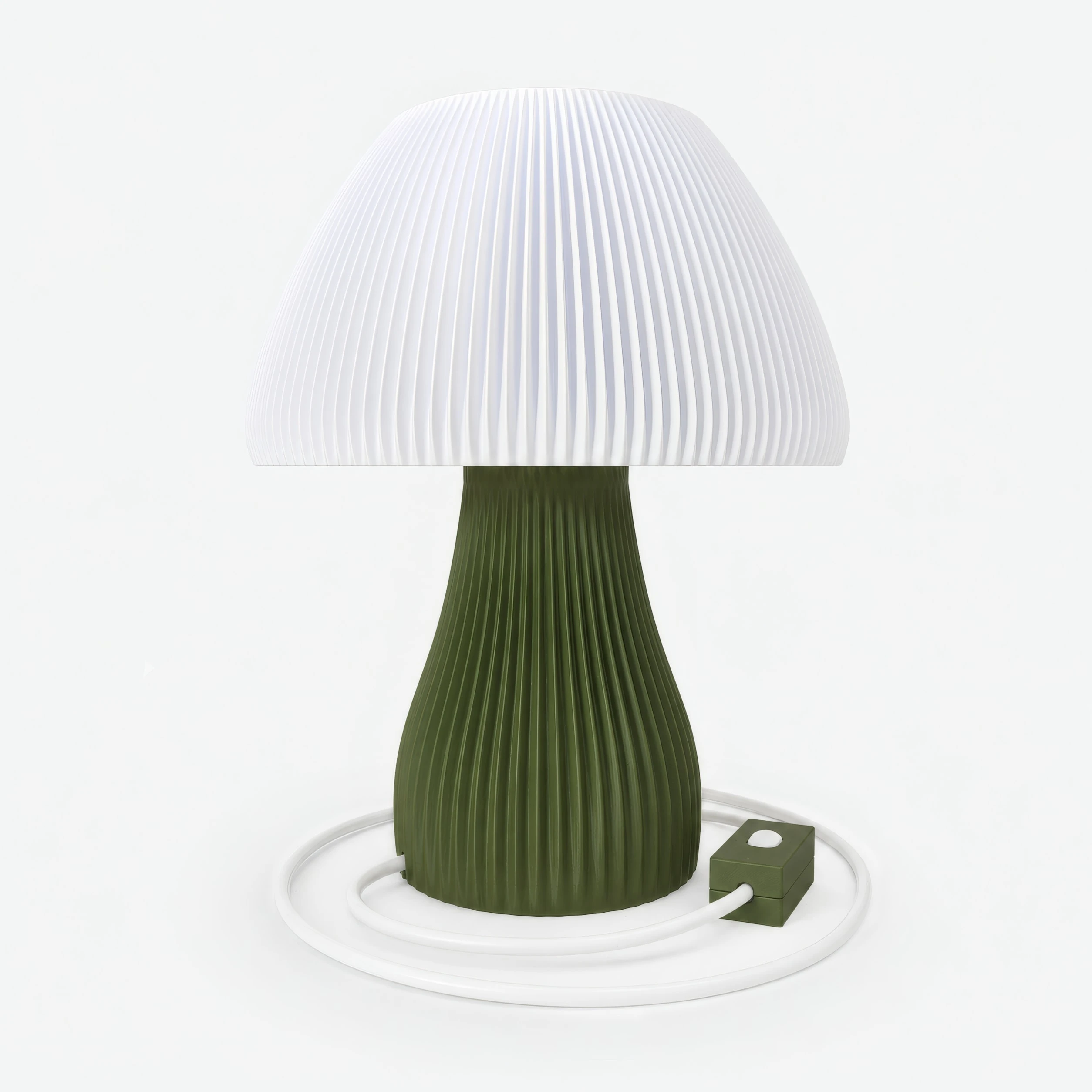 Miniatura Verde Oliva e Branco