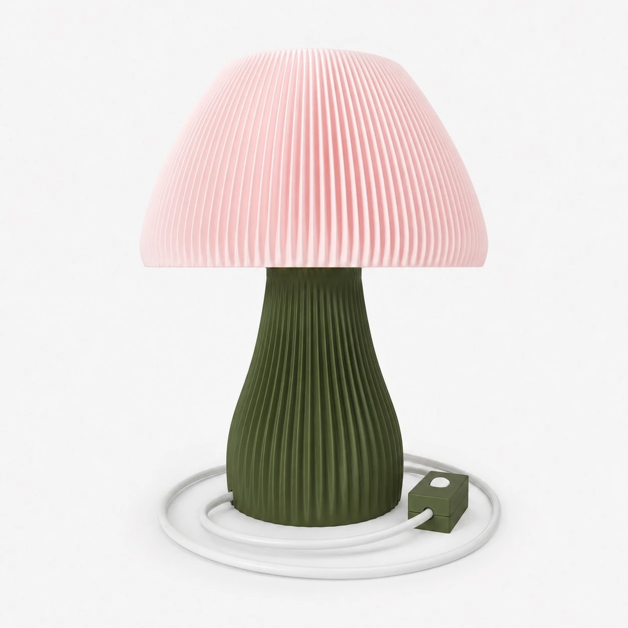 Miniatura Verde Oliva e Rosa